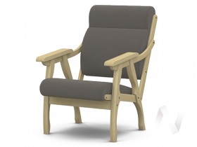 Кресло Вега-10 (бесцветный лак/ULTRA STONE) в Артёмовске - artyomovsk.katalogmebeli.com | фото