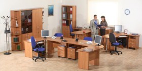 Мебель для персонала Альфа 61 Ольха в Артёмовске - artyomovsk.katalogmebeli.com | фото