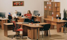 Мебель для персонала Рубин 42 Светлый миланский орех в Артёмовске - artyomovsk.katalogmebeli.com | фото